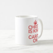 Mug Christ est le roi étude de la Bible chrétienne (Devant droit)