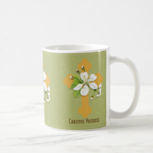 Mug Christ est ressuscité Pâques orthodoxe Pascha byza