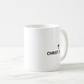 Mug Christ Is King Subtle Minimal Christian Faith Reli (Devant droit)