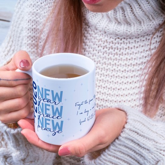 Mug Christian 2026 New Year Custom Scripture Cross