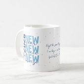 Mug Christian 2026 New Year Custom Scripture Cross (Devant gauche)