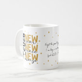 Mug Christian 2026 New Year Custom Scripture Cross (Devant gauche)
