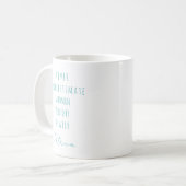 Mug Christian Alimenté Par La Prière Nom Personnalisé (Devant gauche)