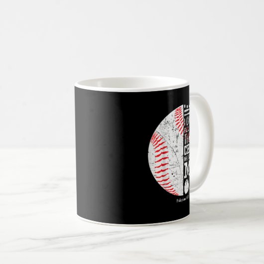 Mug Christian Baseball Philipans 4_13 I Can Do All Thi (Devant droit)