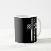 Mug Christian Béni Papa Américain Drapeau Drapeau Reli (Devant droit)
