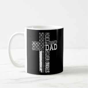 Mug Christian Béni Papa Américain Drapeau Drapeau Reli