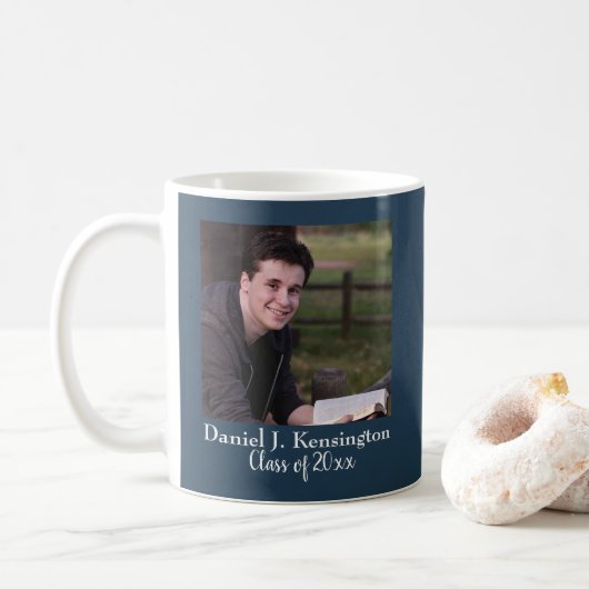 Mug Christian Bible Verse Graduation Photo (Avec donut)
