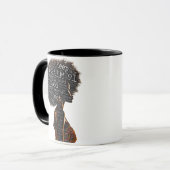 Mug Christian Black Femme Psaume de cheveux naturels 9 (Devant gauche)