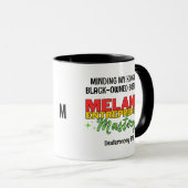 Mug Christian Black Owned Business MELANIN MASTERY (Devant droit)