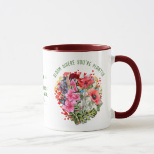 Mug Christian BLOOM OÙ VOUS ÊTES PLANTÉ Plante Floral