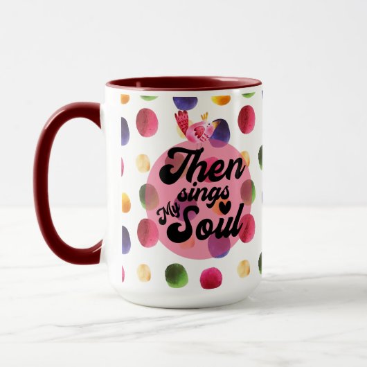 Mug Christian Chante Mon Soul Polka Dot (Gauche)