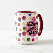 Mug Christian Chante Mon Soul Polka Dot (Devant droit)