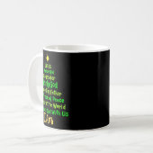 Mug Christian Christmas Jesus Bible Names Xmas Tree Sh (Devant gauche)