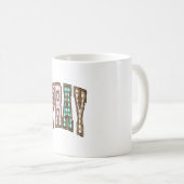 Mug Christian Citation Fleurs Sublimation Prière (Devant droit)