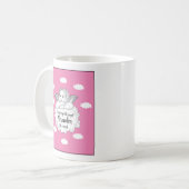 Mug Christian Cloud Angel Joyeux 60e anniversaire rose (Devant gauche)