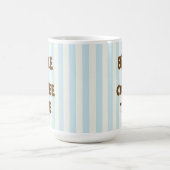 Mug Christian Coffee Brown Typography Lettering Cozy (Centre)