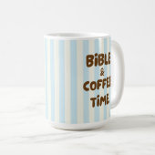 Mug Christian Coffee Brown Typography Lettering Cozy (Devant droit)