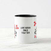Mug Christian Couples VALENTINE GNOME Coeurs rouges (Centre)