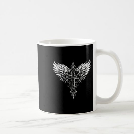 Mug Christian Cross Angel Religious  (Droite)