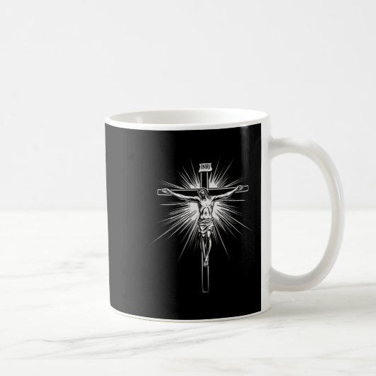 Mug Christian Cross Jesus Christ Men Women Christians (Droite)