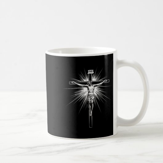 Mug Christian Cross Jesus Christ Men Women Christians (Droite)
