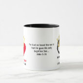 Mug Christian Crown Thorns Coeur Jésus Pâques (Centre)