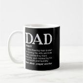 Mug Christian Dad Definition Fathers Day Dad (Gauche)
