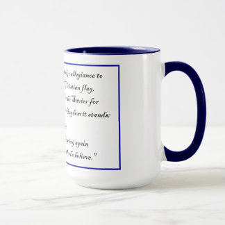 Mug Christian Fkag et Promesse au drapeau chrétien