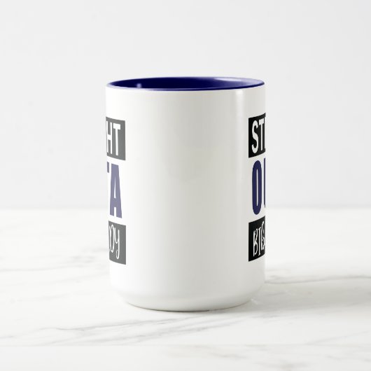 Mug Christian Funny Bible Study Citation Marine Blue (Centre)