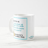 Mug Christian Funny Cartoon Angel Diète Astuce #1 Obje (Devant gauche)