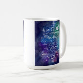 Mug Christian galaxy citation astronomie cadeau (Devant droit)