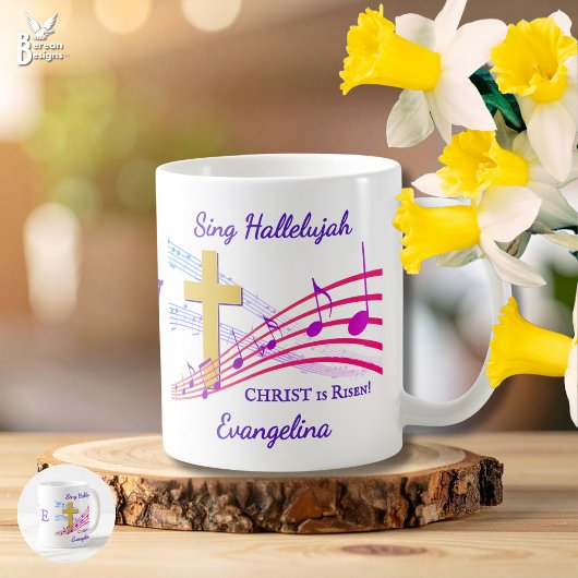 Mug Christian HALLELUJAH CHRIST IS RISEN Easter
