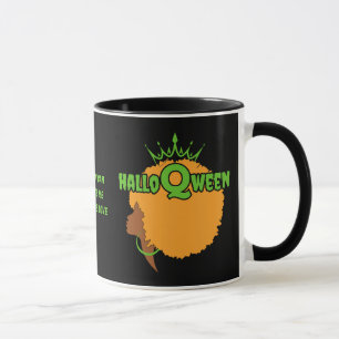 Mug Christian HALLOQWEEN Afro Reine Halloween