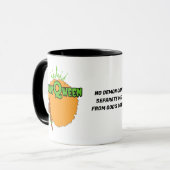 Mug Christian Halloween Afro Reine HALLOQWEEN (Devant gauche)