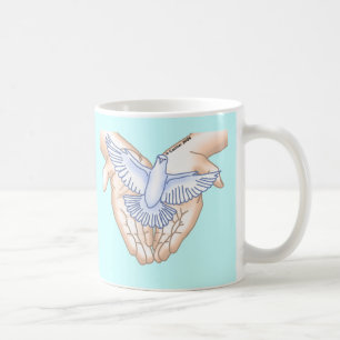 Mug Christian Hands Dove