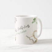 Mug Christian Hymn Magnolia Script Aquarelle (Devant droit)