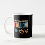 Mug Christian I Have Decided To Follow Jesus God Men W (Gauche)