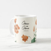 Mug Christian Inspiration Orange Poppy Grace (Devant gauche)