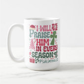 Mug Christian Je Le Louerai Chaque Saison Noël (Gauche)