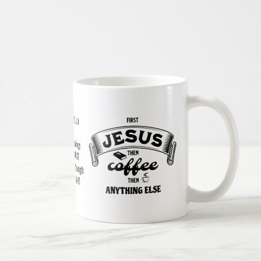 Mug Christian JESUS ET CAFÉ (Droite)