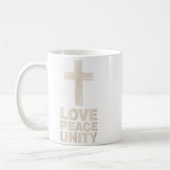 Mug Christian Love Peace Unity Day (Gauche)