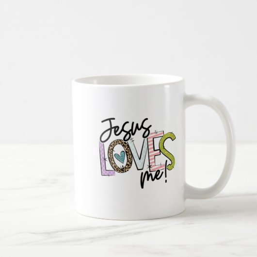 Mug Christian Love Quote Gift For New Believers Jesus (Droite)