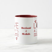 Mug Christian LOVE TOUJOURS Photo Saint Valentin (Centre)