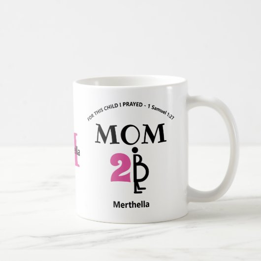 Mug Christian MOM DOIT ÊTRE MONogramme (Droite)