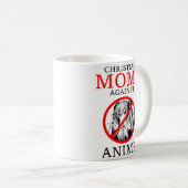 Mug Christian Moms contre Anime Funny Meme (Devant droit)