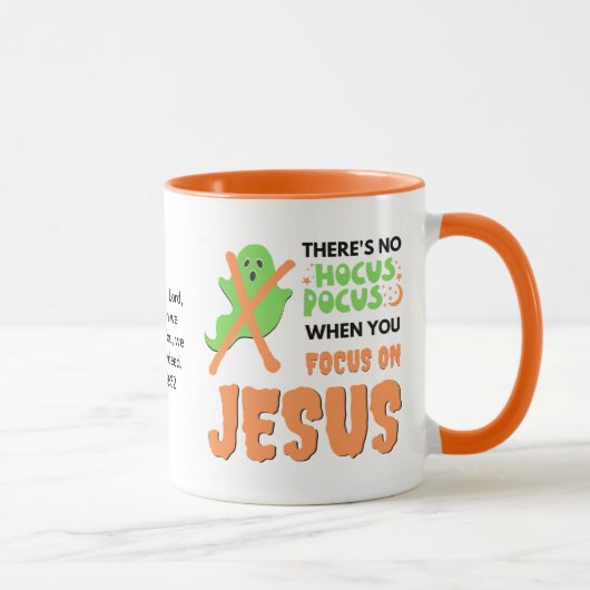 Mug Christian NO HOCUS POCUS Halloween (Droite)