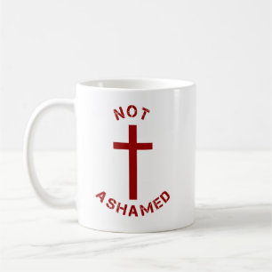 Mug Christian Not Honamed Croix Rouge et la Bible Vers
