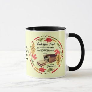 Mug Christian PAIN DE VIE Bon thanksgiving
