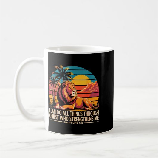 Mug Christian Philipans 4 13 Religious Lion Strength (Gauche)