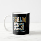 Mug Christian Psalm 23 Retro The Lord Is My Shepherd B (Gauche)